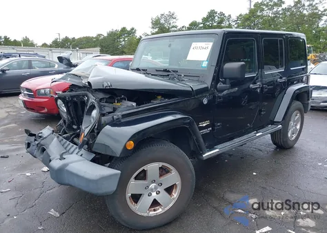 2012 Jeep Wrangler Unlimited Sahara z USA, uszkodzony, nr VIN 1C4BJWEGXCL133091